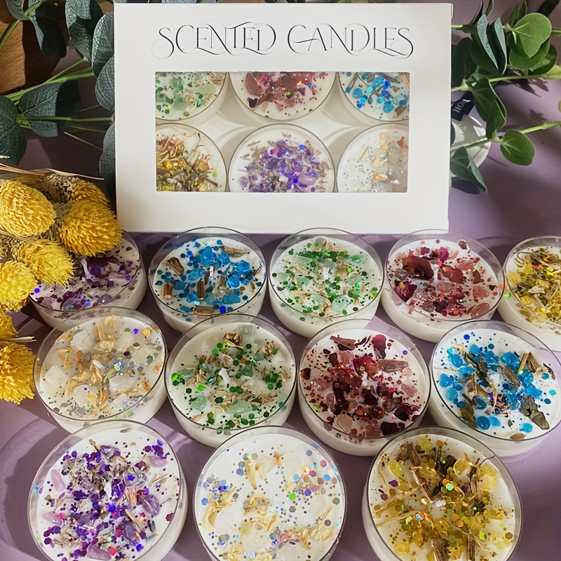 Silk Candle - Set di 6 candele profumate Fragranza