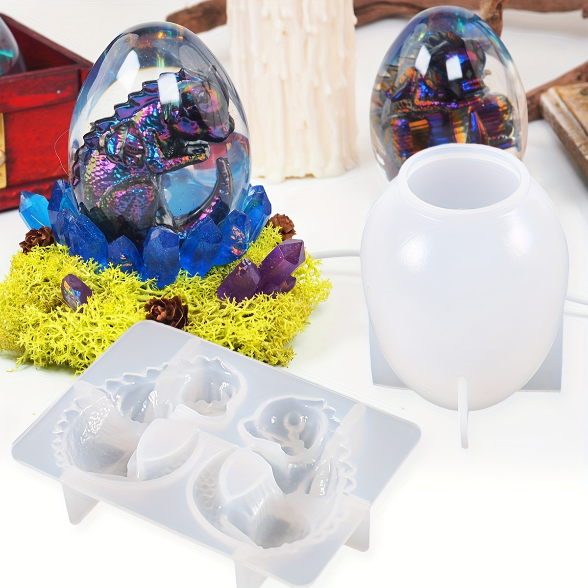 Candle Making Kit - Stampi per uova di drago in
