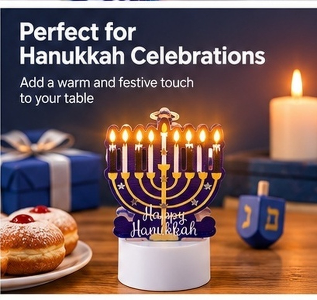 Candele di Hanukkah senza fiam - Paraffin Wax recensione e prezzo